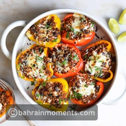 Quinoa-Stuffed Bell Peppers