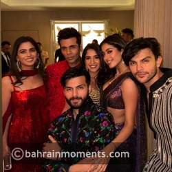 The Ambanis with some Bollywood celebrities