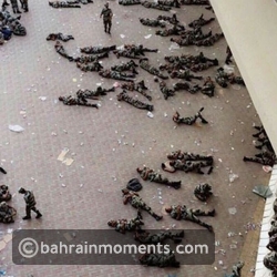 Saudi Security Officers Resting